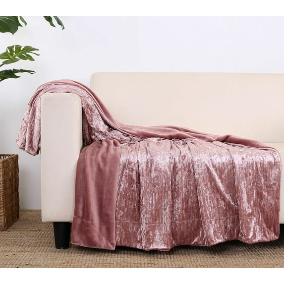 Berkshire Blanket 50"x70" Crushed Velvet Throw