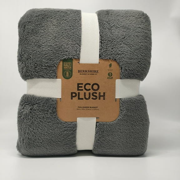Berkshire Blanket Eco Plush Blanket, King, Grey