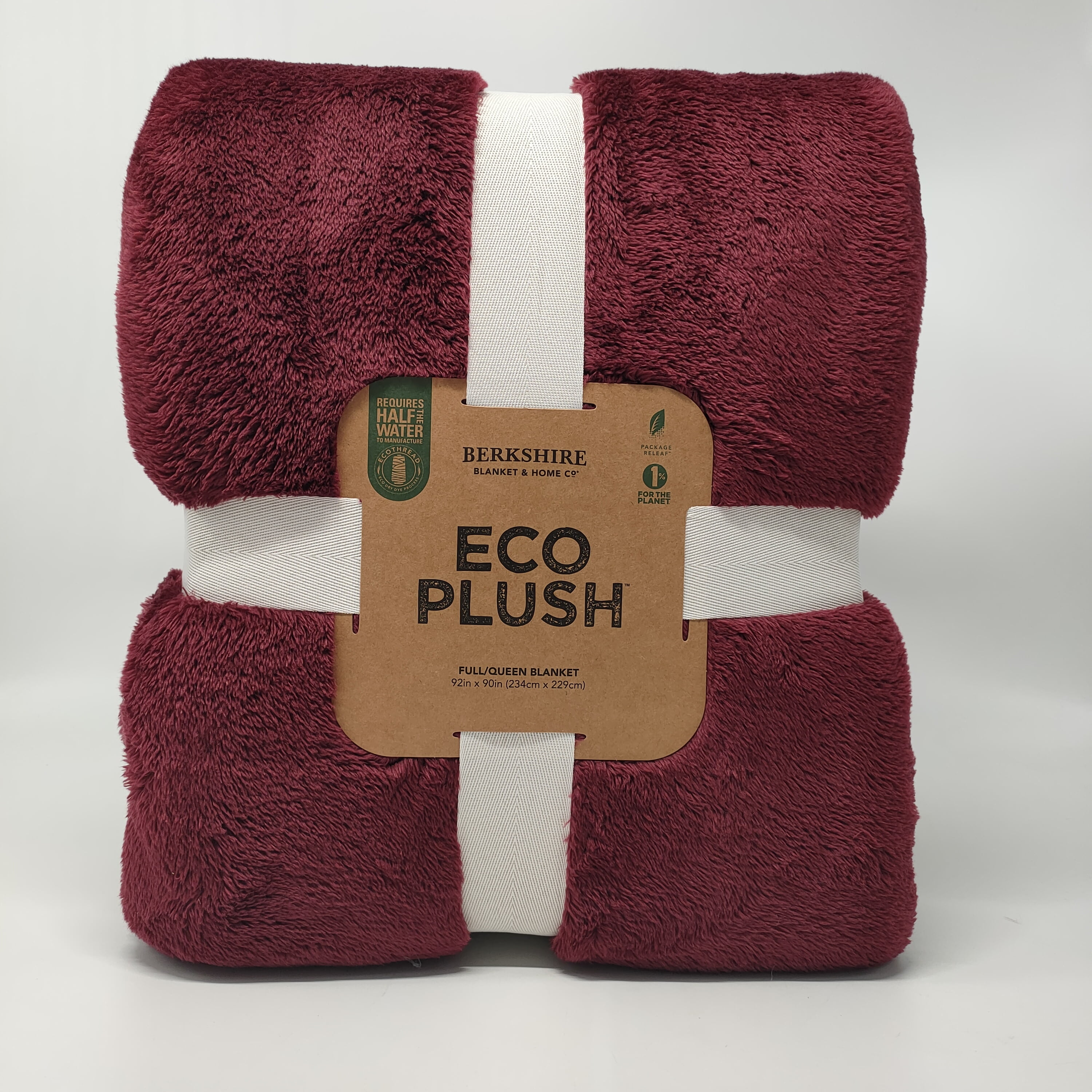 Berkshire Blanket Eco Plush Bed Blanket, Wine, Twin