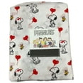 thumbnail image 1 of Berkshire Blanket & Home Co. Peanuts Valentines Valentine's Day Themed Sheet Set White - Heart Balloons & Heart Shades, Twin, 1 of 1