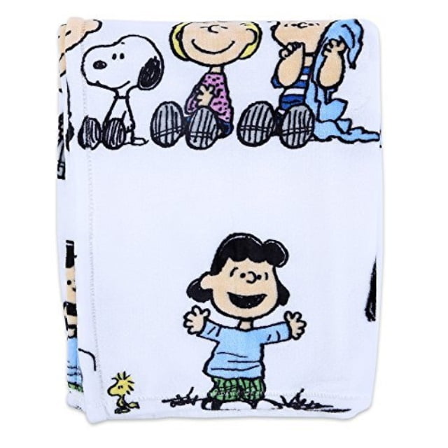 Berkshire Blanket Peanuts VelvetLoft Cute Character Plush Throw