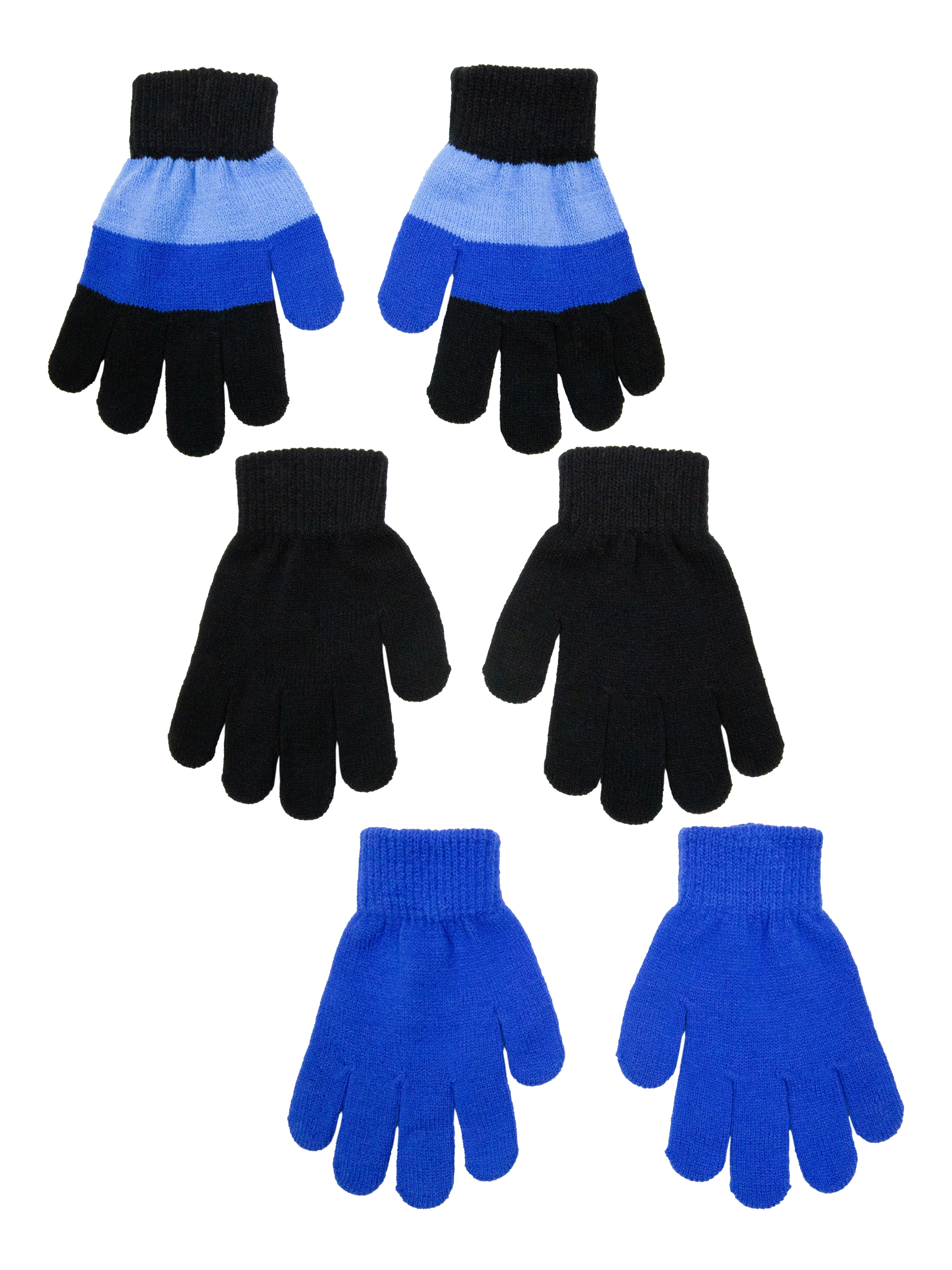 Berkshire Boys 3 Pack Glove Set, One Size