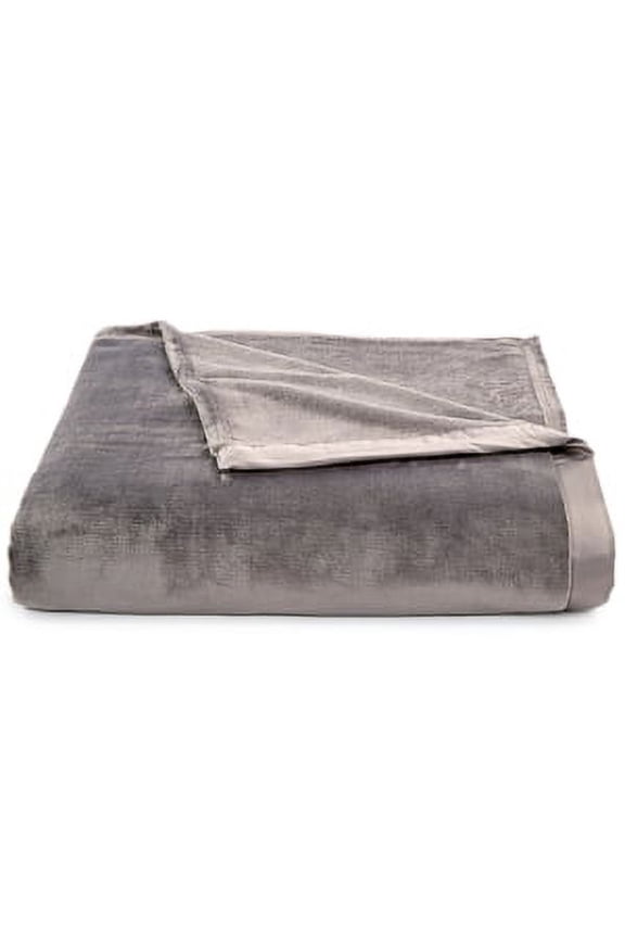 CHATEAU GREY Classic Velvety Plush Blanket, King 90" x 108"