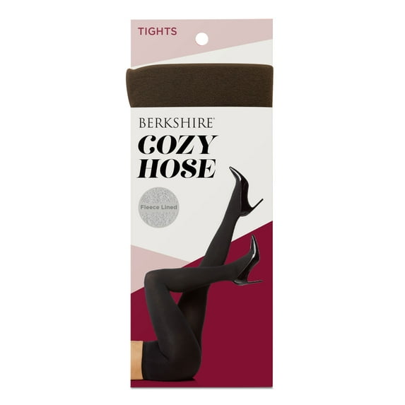 Berkshire Cozy Hose Tights, Chocolate, Petite