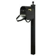 thumbnail image 1 of Berkshire Curbside Mailbox with Front Numbers, Newspaper Tube, Locking Insert and Springfield Mailbox Post, 1 of 7