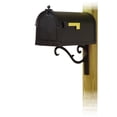 thumbnail image 1 of Special Lite Products Berkshire Curbside Mailbox with Sorrento front single mailbox mounting bracket, 1 of 7