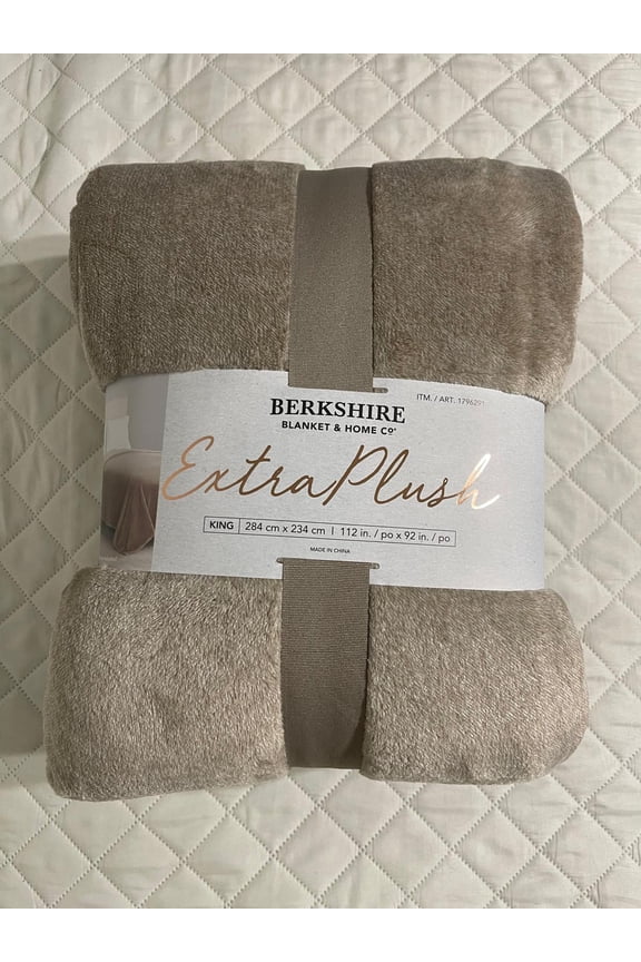 ExtraPlush Blanket - Beige- 112 in - 92 in (King)