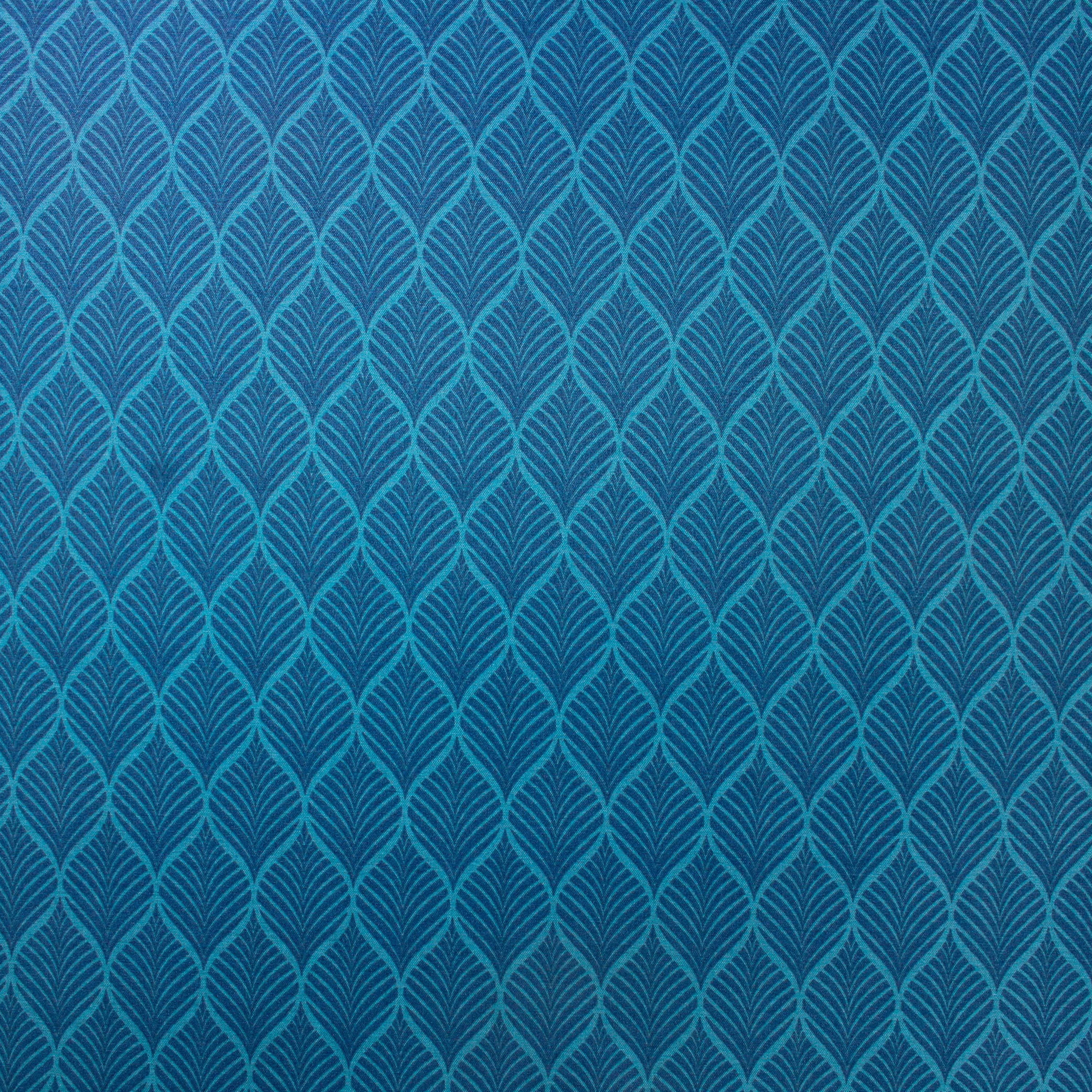 Berkshire Home 100% Polyester 54" Indoor/Outdoor Fenbrook Bluecove Fabric, by the Yard