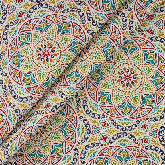 Berkshire Home 100% Polyester 54" Indoor/Outdoor Zen Fiesta Fabric, by the Yard