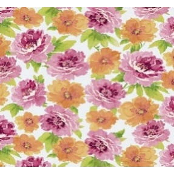 Berkshire Home 100% Polyester 54 inch Width Watercolor Garden Indoor/Outdoor Fabric