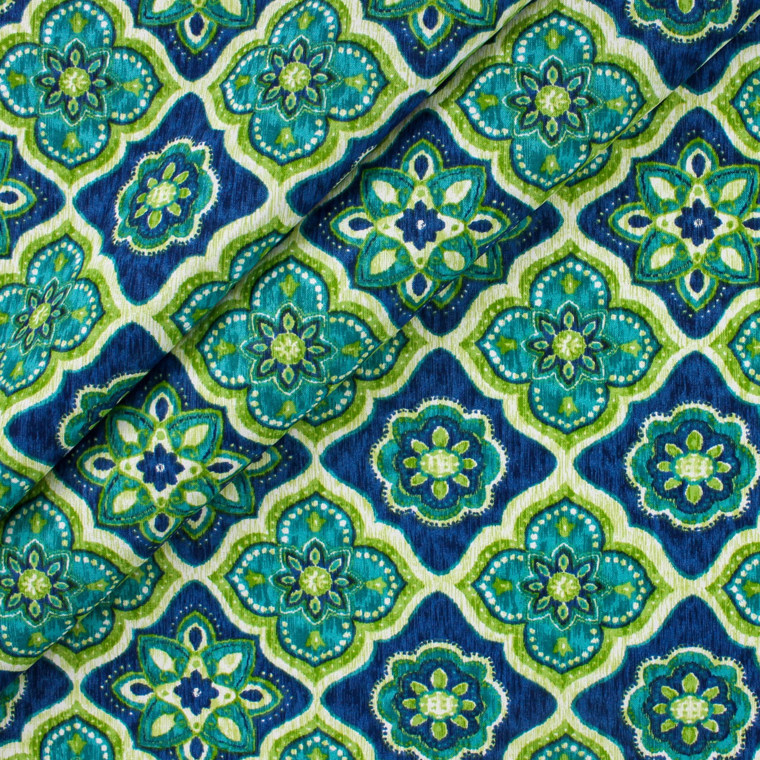 Berkshire Home 100% Polyester 54 inch Indoor/Outdoor Terrace Caribbean Fabric, by The Yard