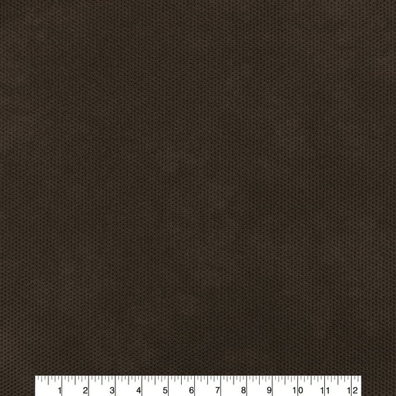 Berkshire Home Faux Leather 54" width Pin dot Brown Fabric, Cut by the Yard