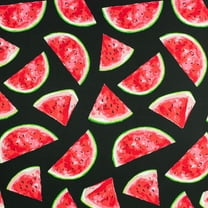 Berkshire Home, Watermelon, Color Noir, 100% Polyester 54 inch Width Cut by Yard Indoor/Outdoor Fabric
