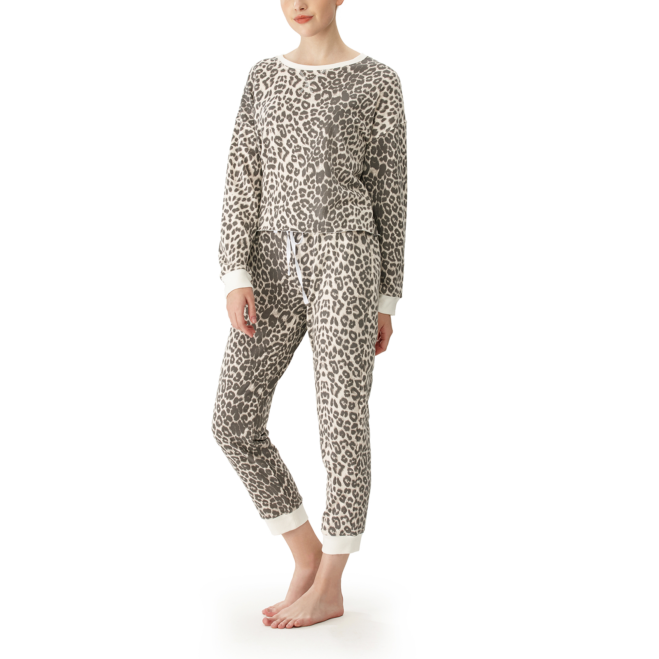 Berkshire Home Women's Long Sleeve Top and Jogger Pajama Pant Set, 2pc