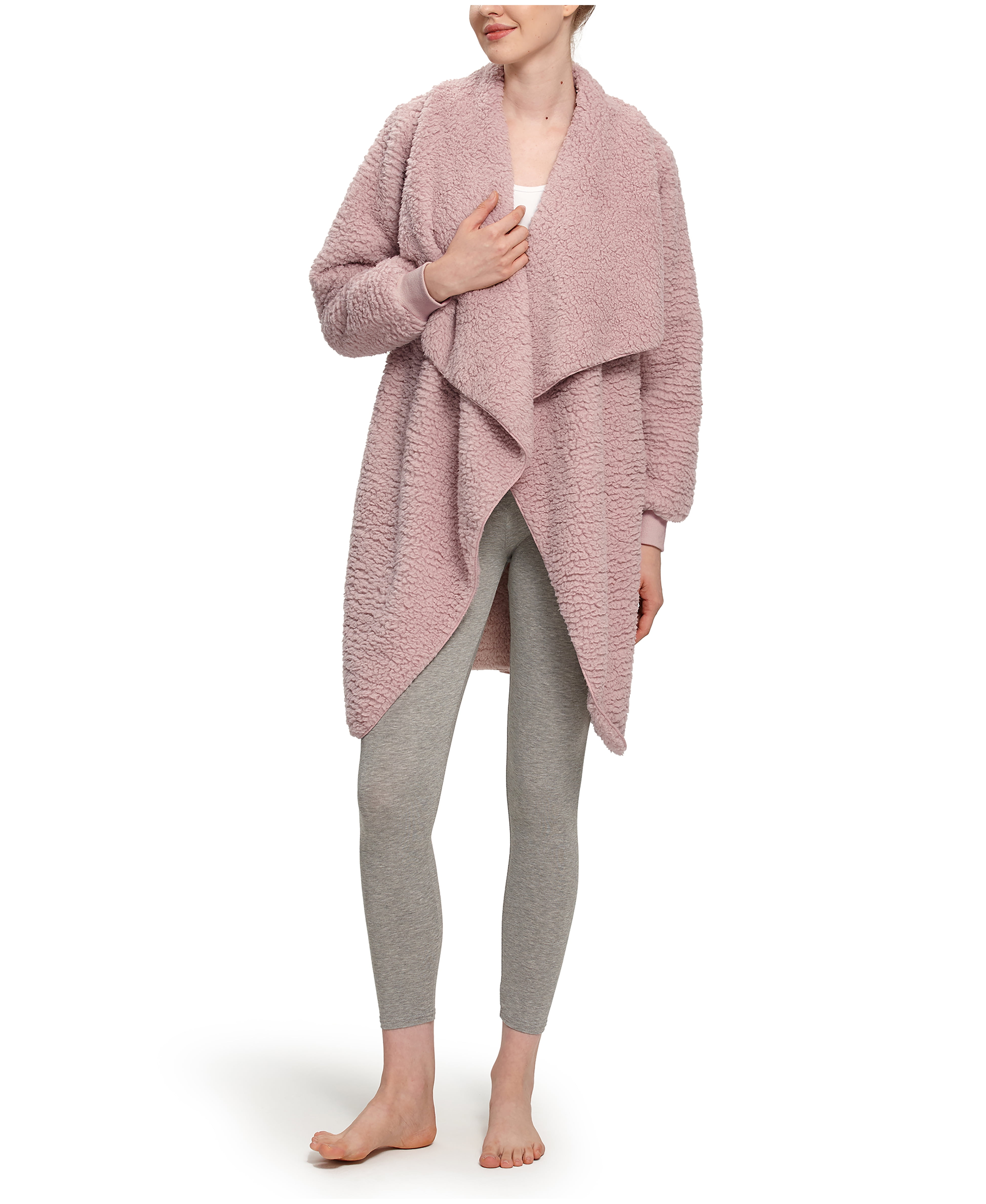 Sherpa shawl cheap cardigan