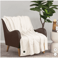 thumbnail image 1 of Berkshire Life Heated Throw Cream, 1 of 5