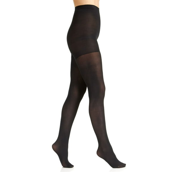 Berkshire Luxe Opaque Control Top 40 Denier Microfiber Leg Tights, Black, 4741