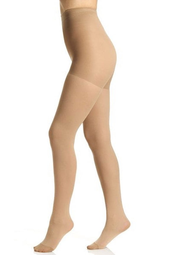 Women's Matte Opaque Control Top Tights 8040 - Nude Size P