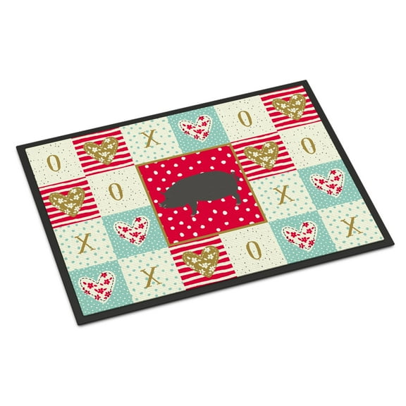 Berkshire Pig Love Indoor or Outdoor Mat 18x27 CK5360MAT