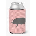 thumbnail image 1 of Berkshire Pig Pink Check Can or Bottle Hugger - Pink, 1 of 1