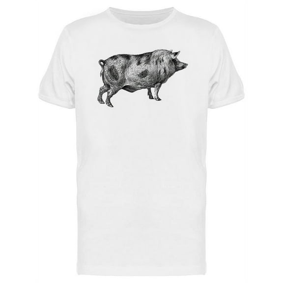 Berkshire Pig T-Shirt Men -Image by Shutterstock, Male XX-Large