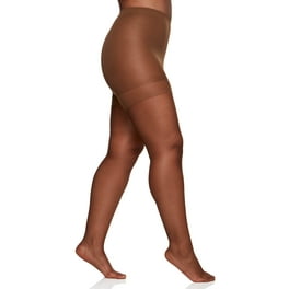 Berkshire Plus Size Queen Silky Sheer Control Top Nylon Pantyhose Reinforced Toe Hosiery City Beige 4489 Walmart