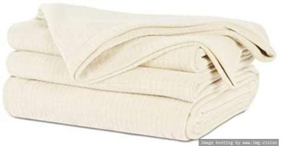 Full Cream Fleece Reversible Blanket