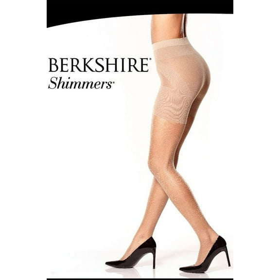Berkshire Women The Bottoms Up Black Ultra Sheers Shaping Pantyhose Size 3