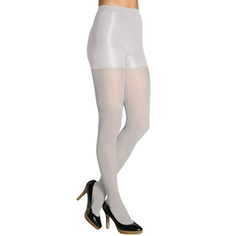 Berkshire Women's Luxe Opaque Control Top Tights 4741 White Size