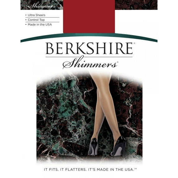 Berkshire Women's Shimmers Ultra Sheer Control Top Pantyhose - Sandalfoot 4429