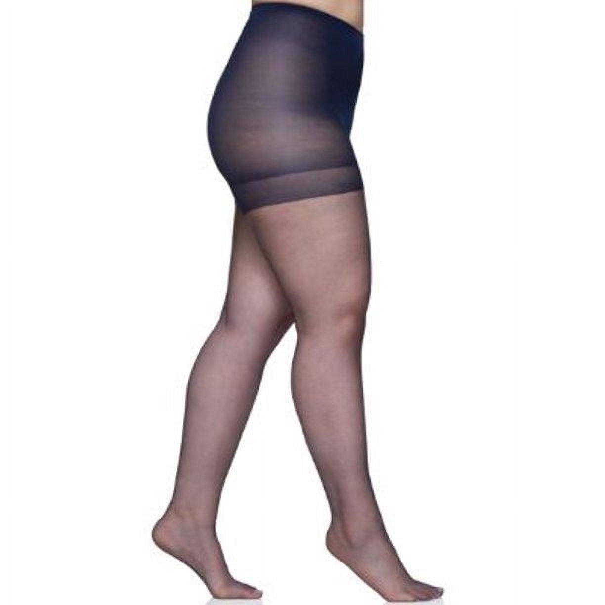 Women Plus Size XL 3X 4X 5X Elastic Sheer High Waist Pantyhose