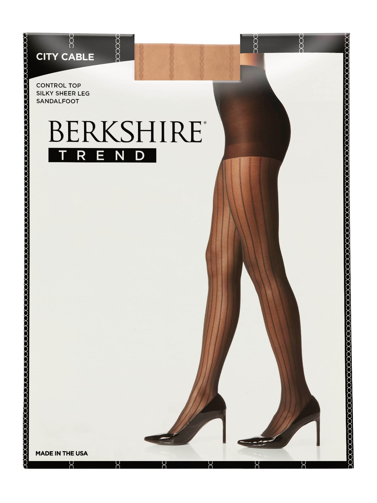Berkshire Womens City Cable Control Top Pantyhose Style8028