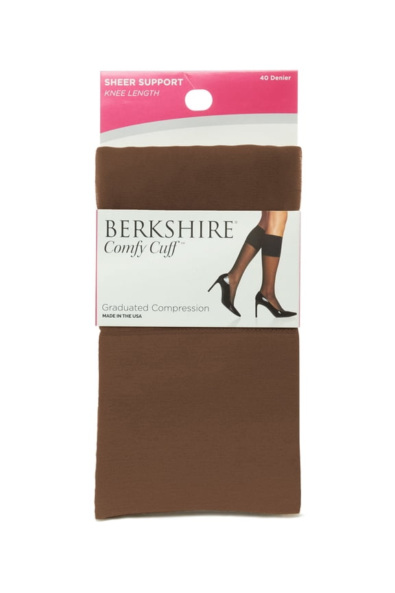 Womens Comfy Cuff Graduated Compression Knee Socks Style-5102