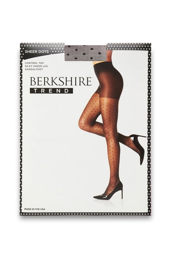 Womens Sheer Dots Control Top Pantyhose Style-8012