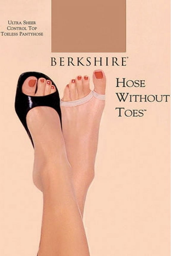 Womens Ultra Sheer Toeless Control Top Pantyhose Style-5115