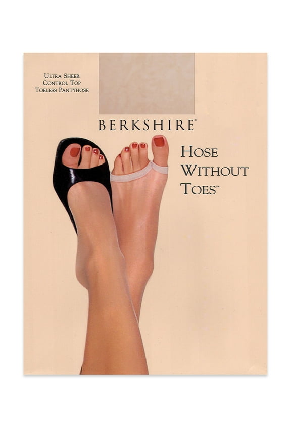 Womens Ultra Sheer Toeless Control Top Pantyhose Style-5115