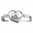 Berlin Cathedral in Germany Bracelet Heart Jewelry Wire Bangle