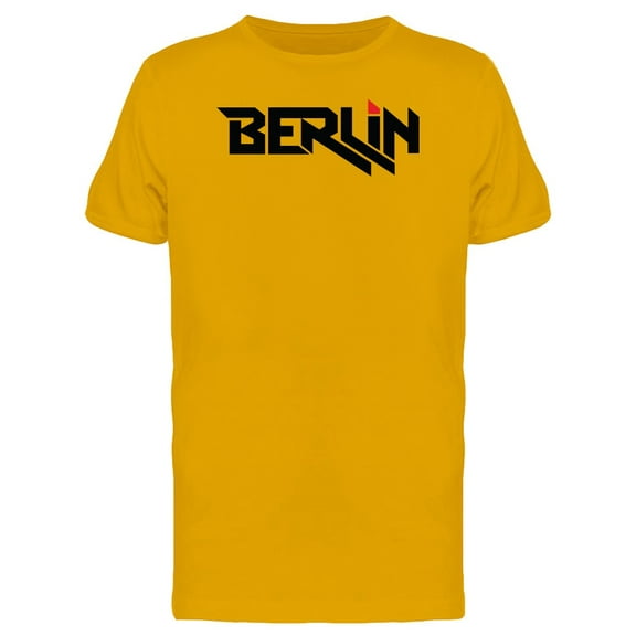 Berlin Citie Typography T-Shirt Men -Image by Shutterstock, Male XX-Large