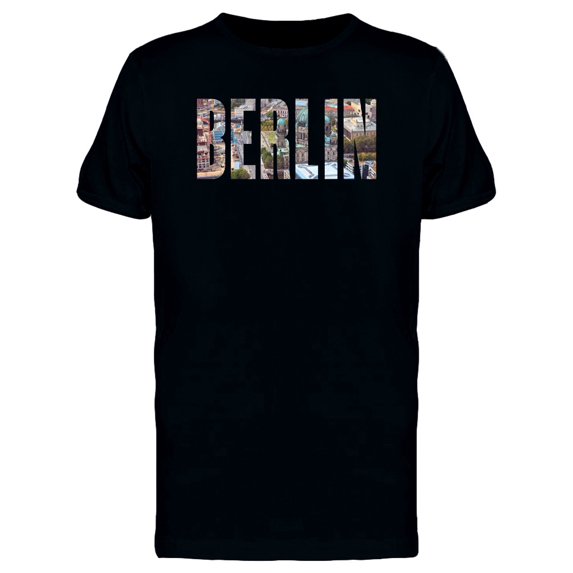 Berlin City Lovers Quote T-Shirt Men -Image by Shutterstock, Male 3X-Large
