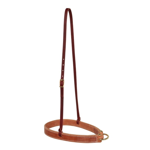 Berlin Custom Leather Noseband Hermann Oak Halter Bolts Chestnut H917