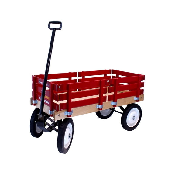 Berlin Flyer Kid's Wagon by AmishToyBox.com - Model F310 - Perfect Wagon for Children and Toddlers - Amish Made in Ohio, USA Red