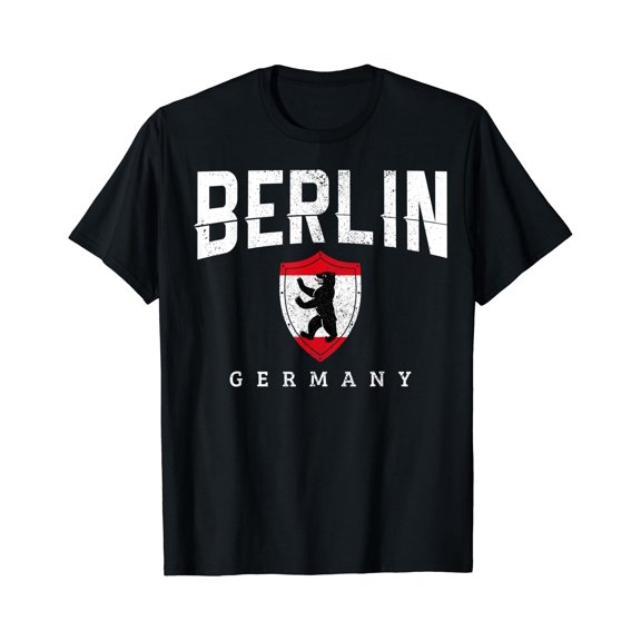 Berlin Germany Bear Flag Souvenir Travel German Gift T-Shirt