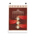 thumbnail image 1 of Berlin, Germany. Brandenburg Gate, 1937. Unframed Vintage Travel Poster, 1 of 1