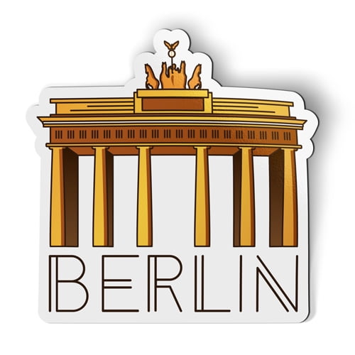 Berlin Germany Brandenburg Gate - 5" Magnet for Car Locker Refrigerator