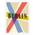 thumbnail image 1 of Berlin Germany - Vintage Travel Poster by Richard Blank c.1953 - Bamboo Fine Art 290gsm Paper (Unframed) 12x16in, 1 of 4