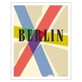 thumbnail image 1 of Berlin Germany - Vintage Travel Poster by Richard Blank c.1953 - Fine Art Matte Paper Print (Unframed) 11x14in, 1 of 4
