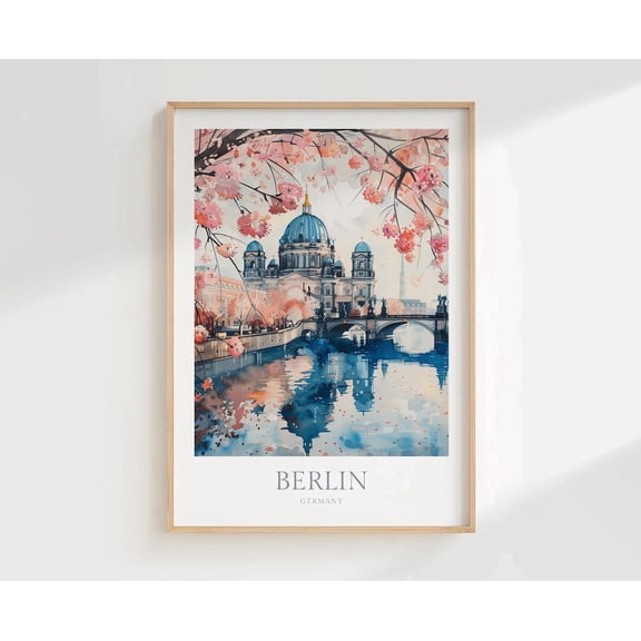 Berlin Germany Wall Art Decor Poster Poster, Unframed Size 12x18