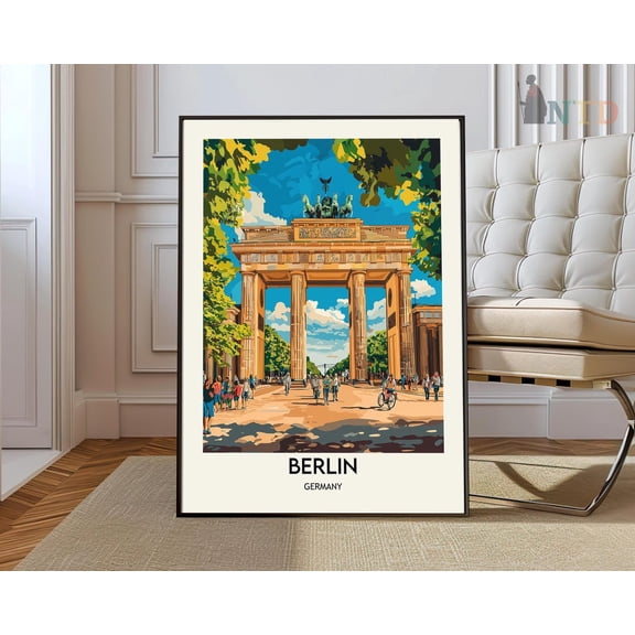 Berlin Poster, Berlinberlin Art Print, Berlin Print, Berlin Photo, Berlin Skyline, Berlin Photography, Berlin Decor, Germany Wall Art, Modern Wall Decor, 24x36 UNFRAMED
