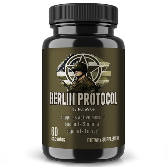 Berlin Protocol  Original BerlinProtocol Capsules with a Natural Daily Blend for Wellness |Clean, Gentle, Easy-to-Swallow Pills (60 Capsules)