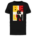 thumbnail image 1 of Berlin Retro Typography T-Shirt Men -Image by Shutterstock, Male 3X-Large, 1 of 2
